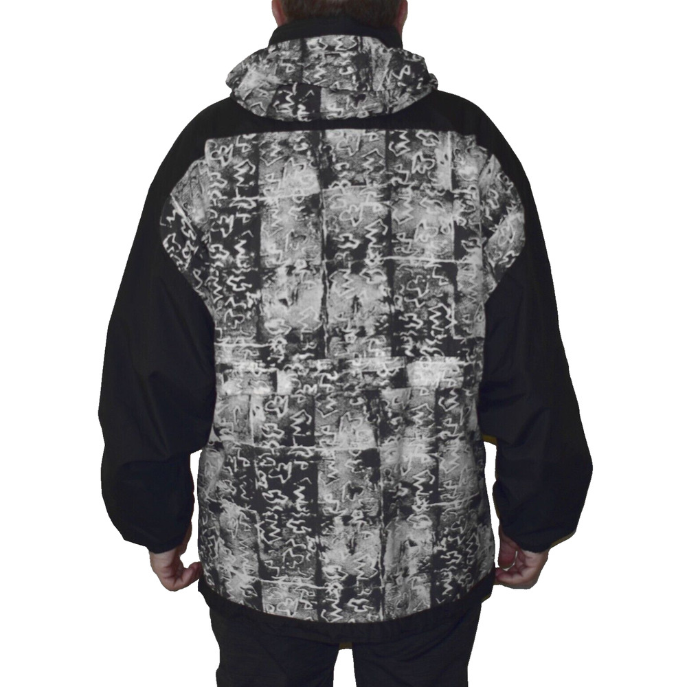 A5 Auth OBERMEYER VTG Nylon Folding Hood New Caribou Ski Pullover Jacket Size M - Picture 3 of 7